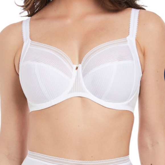 NWT 36FF (US36I) FANTASIE FUSION WHITE BRA - Picture 1 of 8